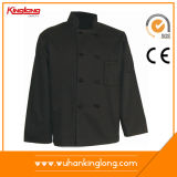 Chef Coat Solid Black Tc Uniform Chef Jacket