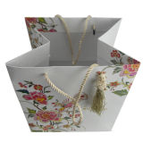 Chinoiserie Luxury Paper Bag with Ribbon (FP6022)