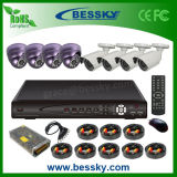 8CH H. 264 DVR Indoor/Outdoor CCTV Camera System (BE-8108V4ID4RI42)