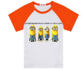 Childern T-Shirt/100% Cotton T-Shirt/Cartoon Child T-Shirt