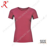 Wholesale High Quality Unique Sport T-Shirt for Women (QF-S171)