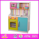 2014 Wooden Kitchen Set for Kids, Children Kitchen Play Toys Educational Game, Hot Sale Toys Kitchen Set for Baby W10c078