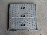 En124 B125 Light Duty Square Manhole Cover with Hyd Closing