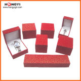 Set Jewelry Box Jewelry Packaging Red Iridescent Paper Gift Box