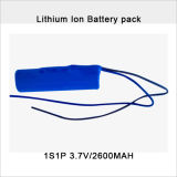 Rechargeable 3.7V 2.2ah Lithium-Ion Battery Pack