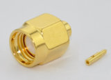 RF Coaxial SMA Straight Male Connectors Solder for Rg405/. 086 Cable