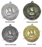 Mat Silver/ Mat Gold/ Antique Brass/ Antique Silver Medals Medallions