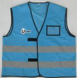 Blue High Visibility Safety Vest