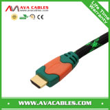Double Color PVC Shell 2.0 HDMI Cable with Nylon Sleeving
