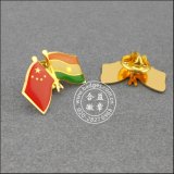 Chinese and Indian Flag Badge, Lapel Pin (GZHY-LP-001)