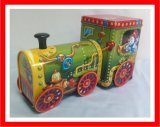 Train head shaped tin can pack/special shaped tin can/packaging tin box