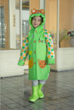Green Bear PVC Raincoats for Boys