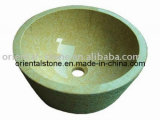 Beige Marble Stone Washbasin Bowl Sink