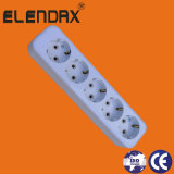 5-Way Extension Cord Socket for European with Earth (E8005E)