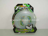 Glow Plastic White UFO Frisbee Disc Disk Saucer Flyer