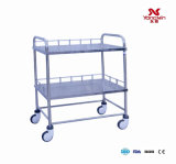 Stainless Steel Medical Trolley (YXZ-014)
