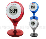Globle Designed Water Powered Thermometer Digital Calendar with Daily Alarm (LC995R)