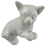 Animal Shaped Porcelain Craft, Ceramic Dog 6561