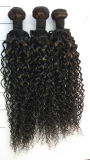 Natural Color Remy Human Hair Kinky Curl Hair Weave Peruvian Virgin Hair