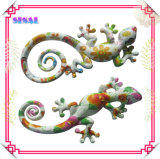 Sinal Fashion Decoration Resin Lizard Statue for Wall Hanging