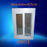 European Standard UPVC Sliding Window with Singel Glass