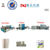 Automatic Embossing Lamination Towel Paper Gluing Rewinding Paper Kitchen Roll Making Machine