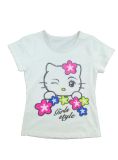 Modal T-Shirt for Girl in Short Sleeve (STG007)