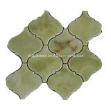 Oval Green Jade Mosaic Tile Wholesale