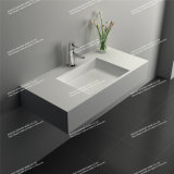 Modern Design Artificial Stone Solid Surface Bathroom Stone Resin Wash Basin/Sink (JZ1027)