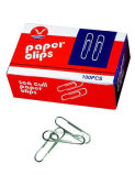 High Quality Round Nickel Plated Metal Paper Clip (HS-PC-8004)