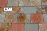 Rusty Slate Stone Tile, Slate Cladding Tile, Paving Tile