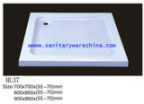 Acrylic Shower Tray/ Shower Basin/ Acrylic Shower Base HL-37 700X700X(55-70)/800X800X(55-70
