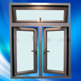 Two Sash Aluminum /Aluminium Casement Window