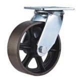 H11 Heavy Duty Type Swivel Type Double Ball Bearing V Mode Cast Iron Caster Wheel