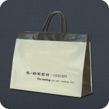 Plastic-Handle Luxury Packaging Shopping Bag