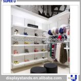Retail Wall Wood Display Shelf Shoes Store Furniture