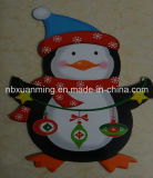 Christmas Paper Decoration with Glitter Xm-C-1084 Christmas Decoration
