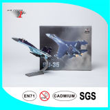 Alloy and ABS Diecast Flight Model Su35 with Purple Color
