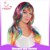 BSCI Rainbow Colorful Halloween Party Wigs for Women (SN0063)