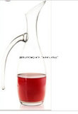 Clear Wine Glass Decanter with Handle (XJQ-09)
