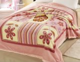 Bedcover 100% Polyester Raschel/Weft Blanket