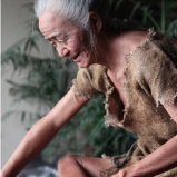 Old Woman Sculpture