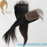 Silk Top Virgin 4*4 Lace Closure Human Hair