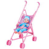 Plastic Doll Stroller with 14