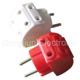 Two Round Pins One to 3 Way Plug (Y015)