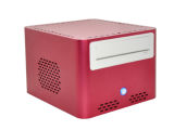 Red Aluminum PC Casing for Mini Itx Motherboard (E-Q7 red)