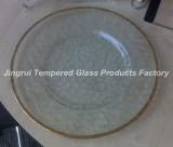 Clear Glass Tableware,Transparent Glass Dinnerware,Tempered Glass Serving Dishes/Plate for Restaurant/Guesthouse (JRRCLEAR0007)