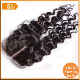 Hot Selling Middle Part Lace Closure Virgin Malaysian Silk Base Closure 4X4 Lace Closure