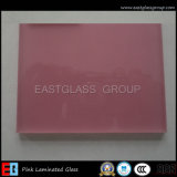 Pink Laminated Glass