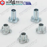 Tee Nut, T Nut with 4 Prongs DIN 1624